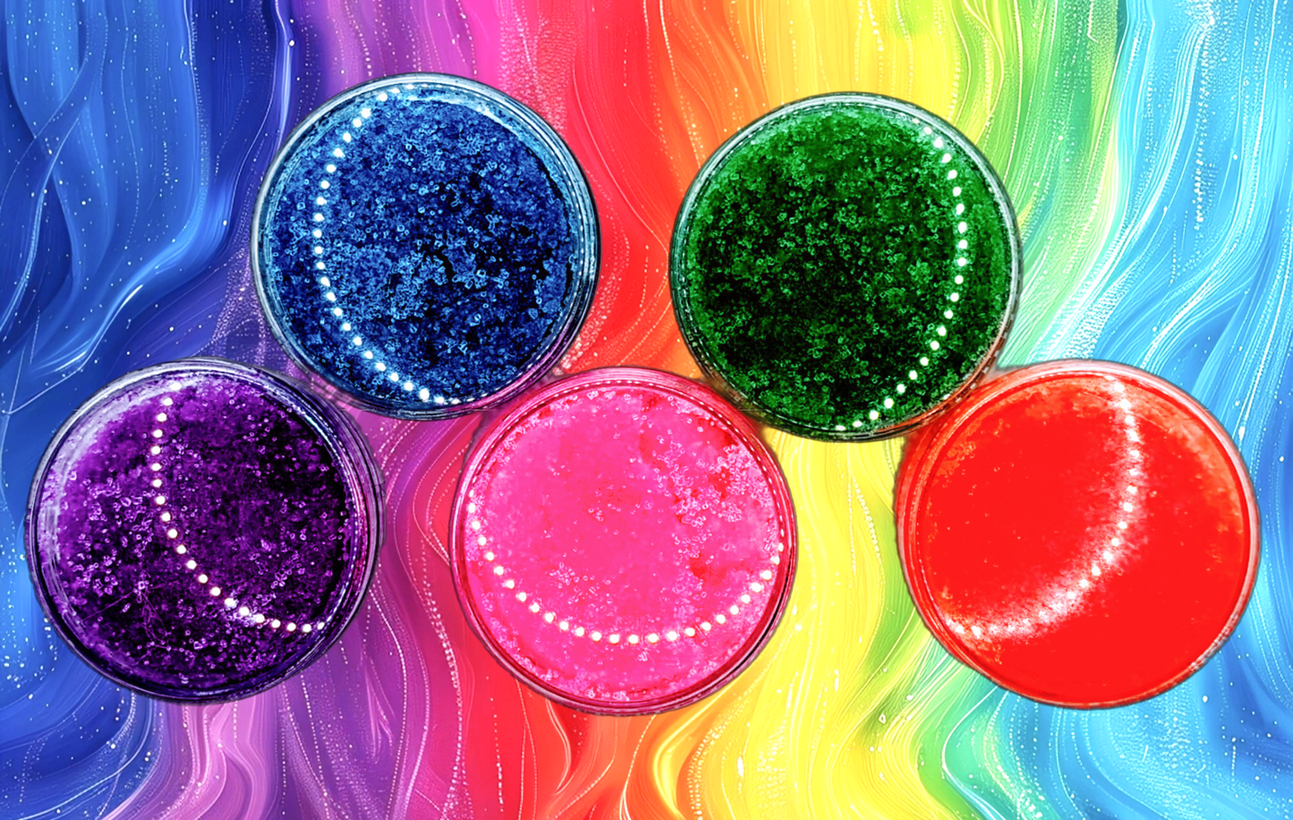 Neon Rainbow Lip Scrubs *Limited Edition* - Rogillio Homestead