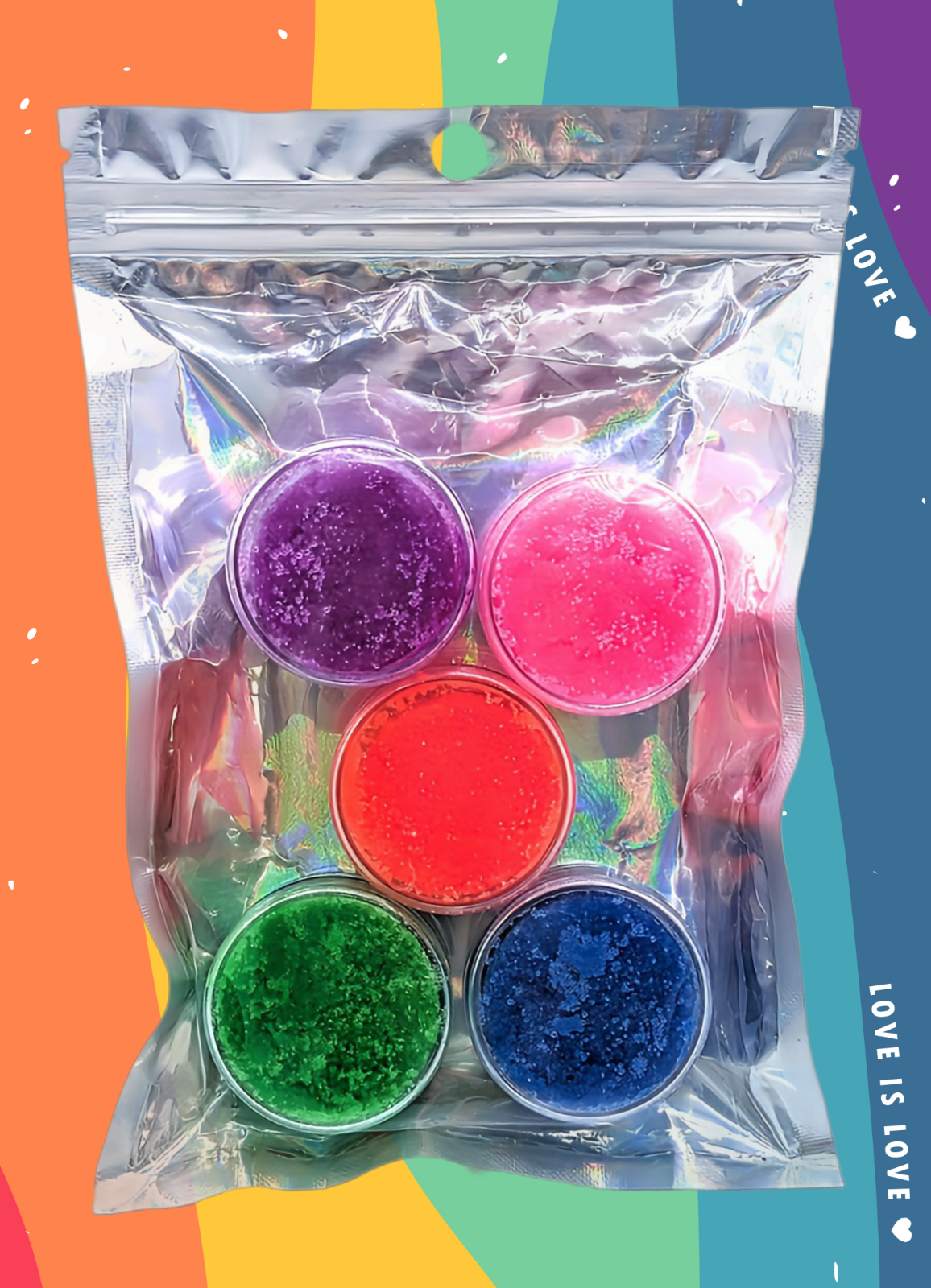 Neon Rainbow Lip Scrubs *Limited Edition* - Rogillio Homestead