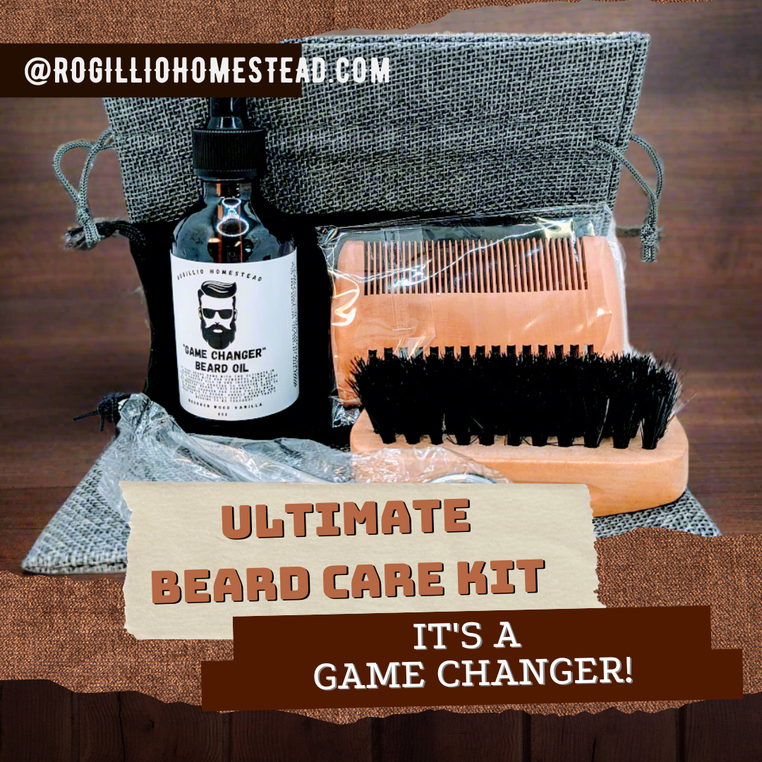Ultimate Beard Care Kit For Men 'Game Changer' - Rogillio Homestead