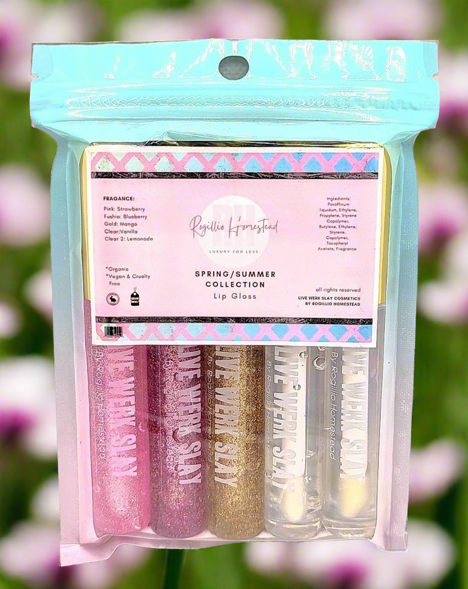 Spring/Summer Lip Gloss Collection - Rogillio Homestead